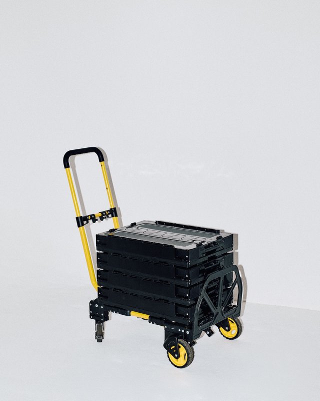BlackEyePatch/OG LABEL FOLDING CONTAINER（BLACK） - JONAS