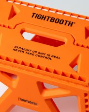 画像6: TIGHTBOOTH/LABEL LOGO FOLDING STOOL（Orange）［フォールディングスツール-26春夏］ (6)