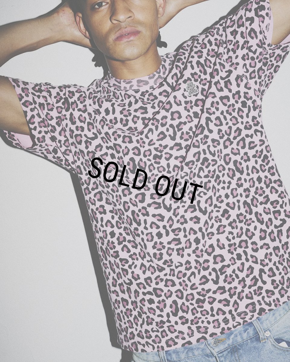 画像3: BlackEyePatch/LEOPARD PATTERNED SMALL OG TEE（PINK） (3)