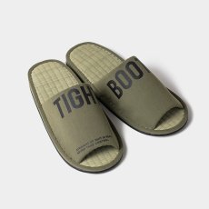 画像2: TIGHTBOOTH/BIG LABEL ROOM SANDAL（Olive）［ルームサンダル-26春夏］ (2)