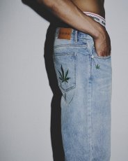 画像4: BlackEyePatch/WEED ICON BAGGY JEANS（INDIGO） (4)