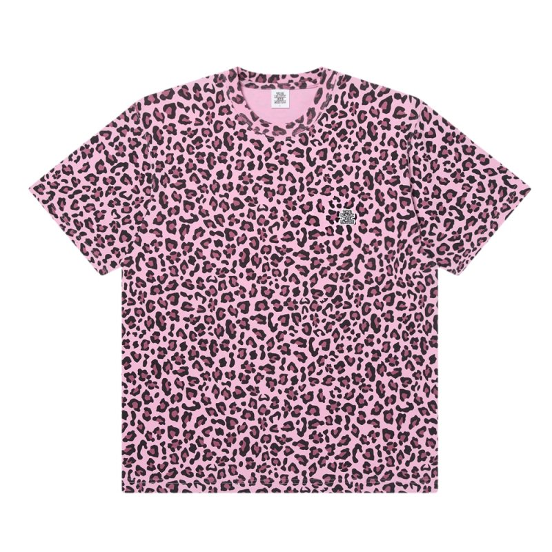 画像1: BlackEyePatch/LEOPARD PATTERNED SMALL OG TEE(PINK)