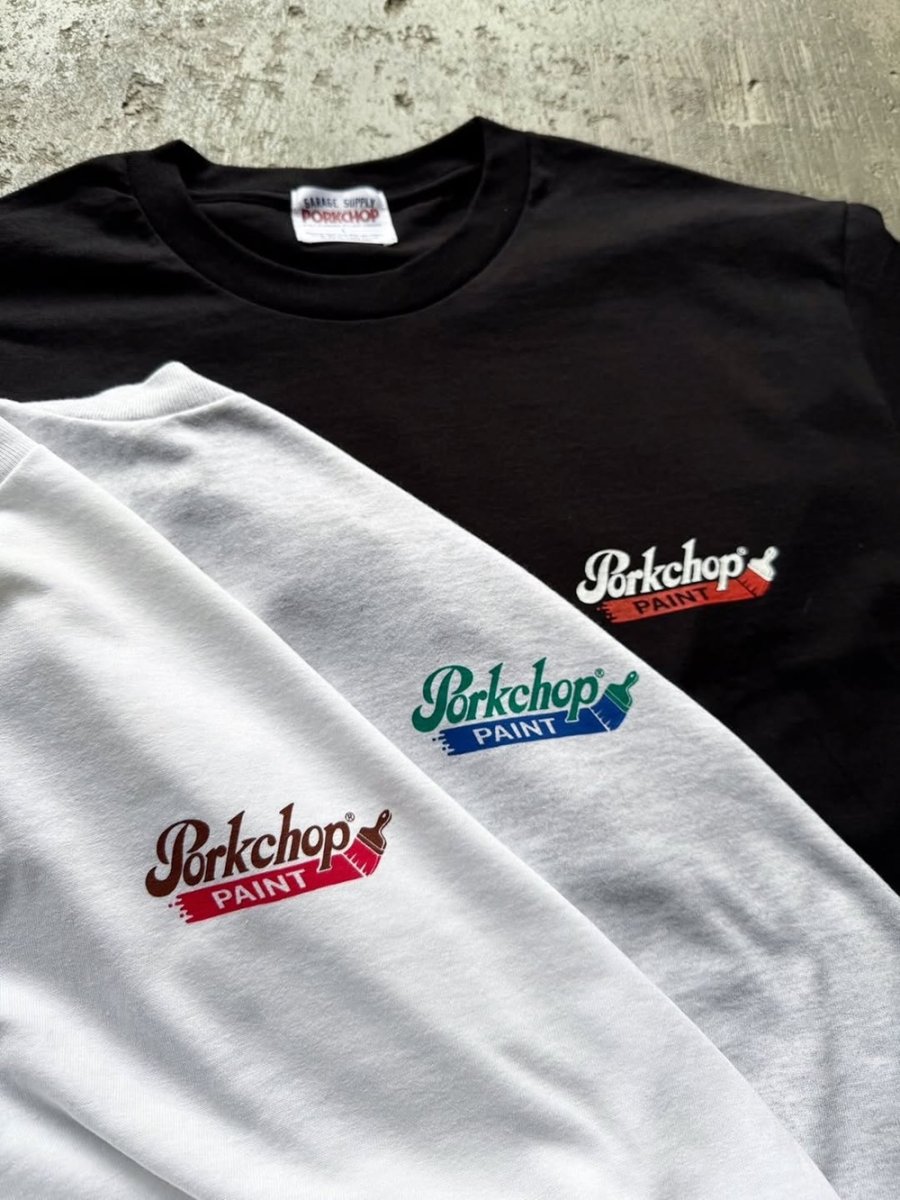 画像7: PORKCHOP/PCP LOGO TEE（BLACK）［PCPロゴT-26春夏］ (7)