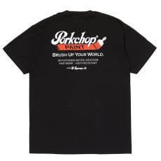 画像1: PORKCHOP/PCP LOGO TEE（BLACK）［PCPロゴT-26春夏］ (1)