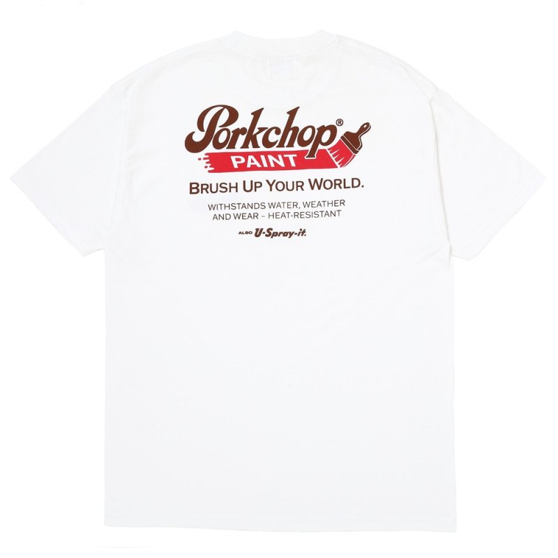 画像2: PORKCHOP/PCP LOGO TEE（WHITE）［PCPロゴT-26春夏］