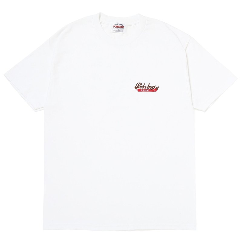 画像1: PORKCHOP/PCP LOGO TEE（WHITE）［PCPロゴT-26春夏］