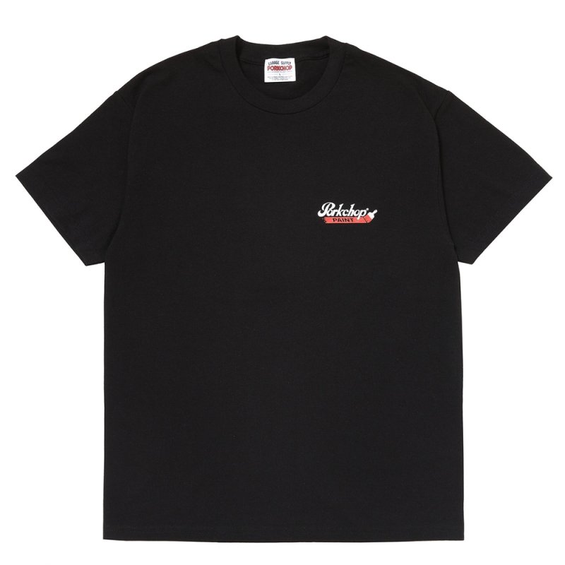 画像1: PORKCHOP/PCP LOGO TEE（BLACK）［PCPロゴT-26春夏］