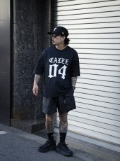 画像6: CALEE/×SHELTECH LOGO FOOT BALL TEE ＜B TYPE＞（BLACK）［フットボールT-26春夏］ (6)