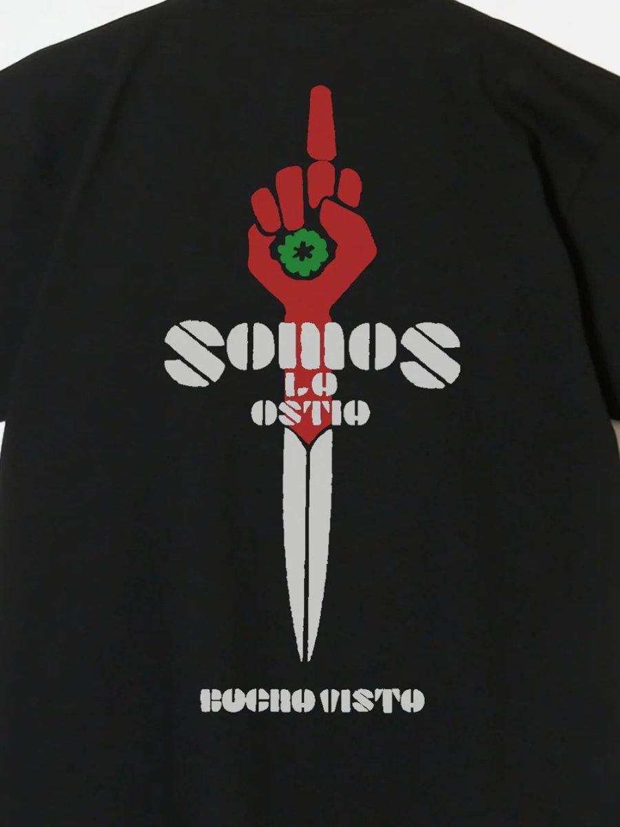 画像3: BUENA VISTA/Somos la ostia tee（BLACK）［プリントT-26春夏］ (3)