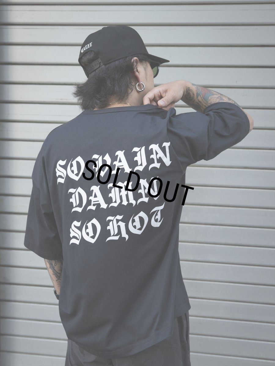 画像7: CALEE/×SHELTECH LOGO FOOT BALL TEE ＜B TYPE＞（BLACK）［フットボールT-26春夏］ (7)