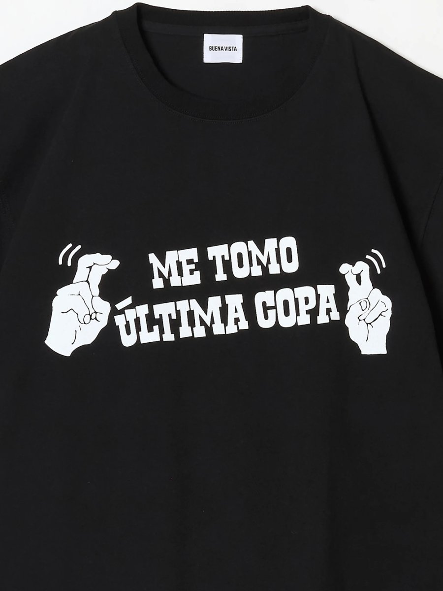 画像3: BUENA VISTA/Me tomo ultima copa tee（BLACK）［プリントT-26春夏］ (3)