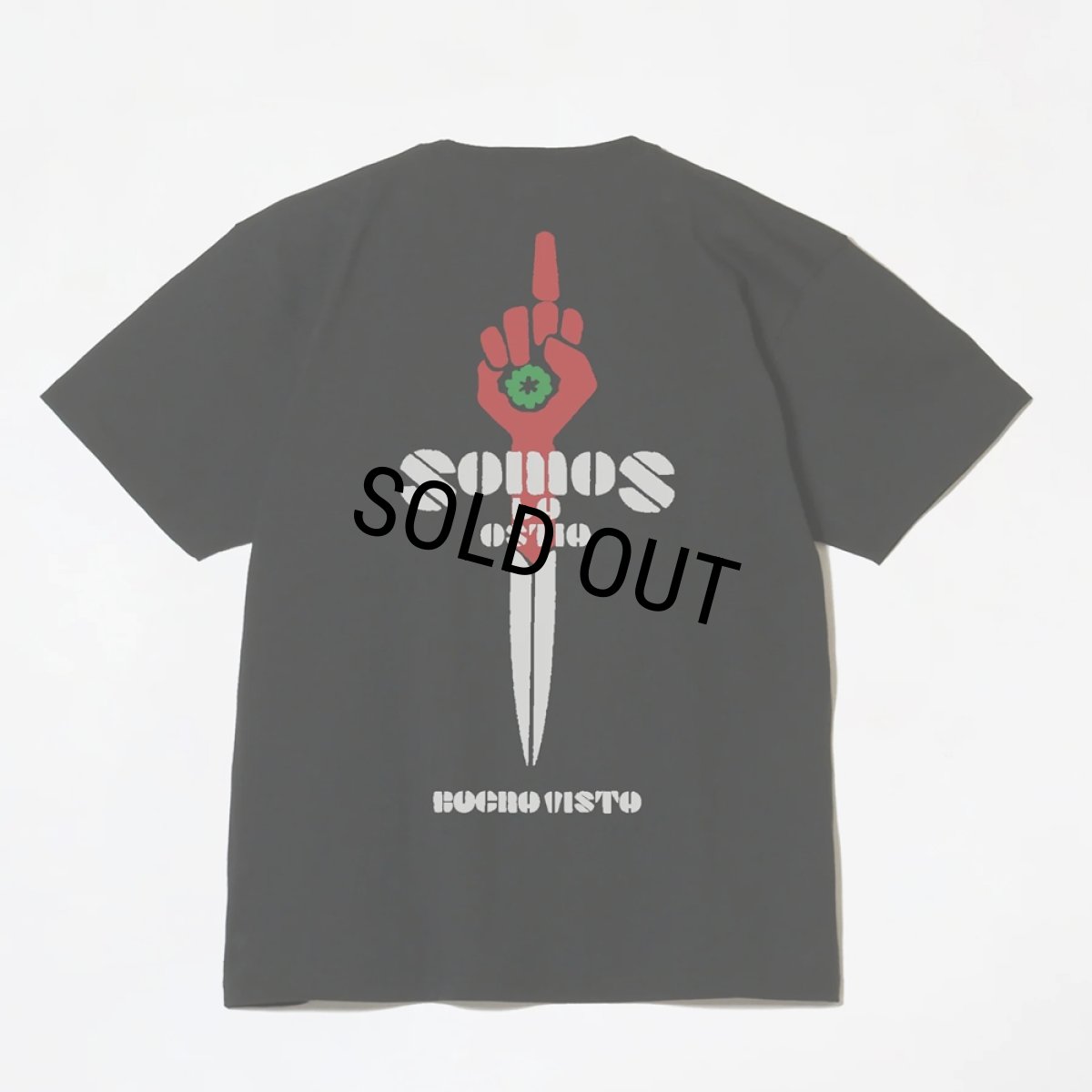 画像1: 【30%OFF】BUENA VISTA/Somos la ostia tee（BLACK）［プリントT-26春夏］ (1)