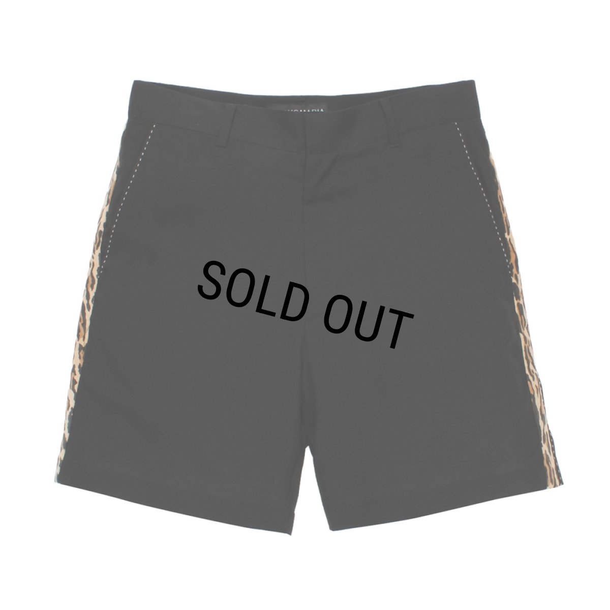 画像2: WACKO MARIA/SWITCHING 50'S SHORT TROUSERS（BLACK）［スイッチング50'Sショーツ-26春夏］ (2)