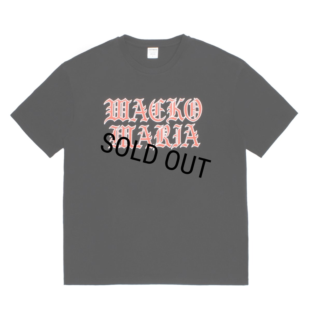 画像1: WACKO MARIA/WASHED HEAVY WEIGHT T-SHIRT（BLACK）［プリントT-26春夏］ (1)