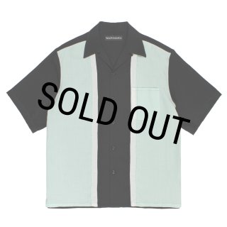 WACKO MARIA/SWITCHING 50'S OPEN COLLAR SHIRT（LIGHT GREEN