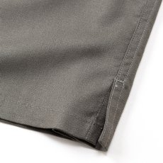 画像7: CALEE/EMBROIDERY SNAKE S/S SH ＜MIHO MURAKAMI DESIGN＞（CHARCOAL）［スネーク刺繍シャツ-26春夏］ (7)