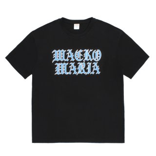WACKO MARIA/WASHED HEAVY WEIGHT T-SHIRT(BLACK)[プリントT-26春夏 WACKO MARIA/WASHED HEAVY WEIGHT T-SHIRT(BLACK)[プリントT-26春夏