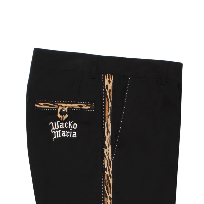 画像3: WACKO MARIA/SWITCHING 50'S SHORT TROUSERS（BLACK）［スイッチング50'Sショーツ-26春夏］
