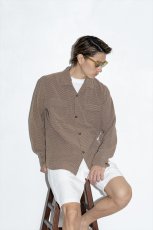 画像3: RATS/SASHIKO DOBBY SHIRT（BROWN）［サシコドビーシャツ-26春夏］ (3)