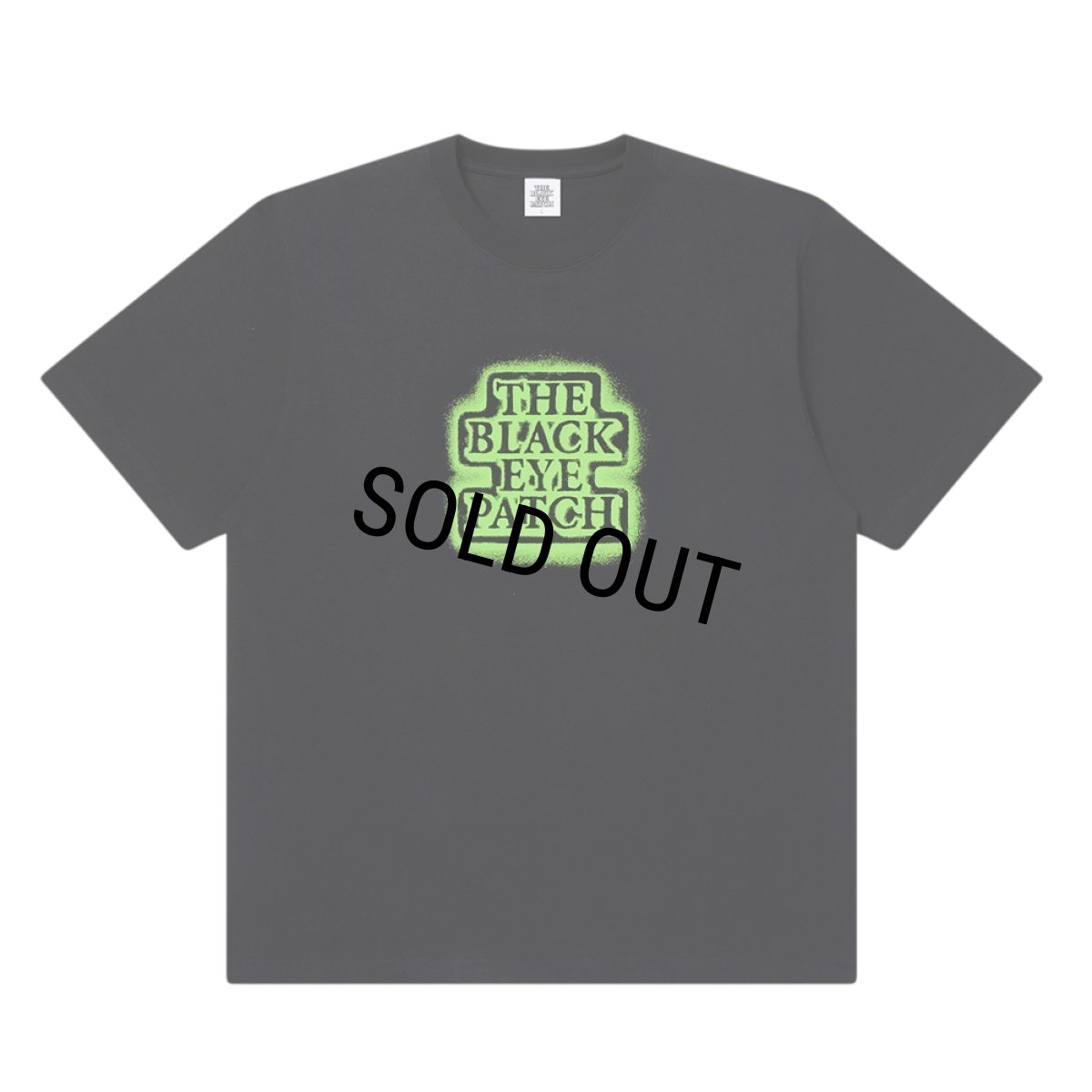 画像1: BlackEyePatch/GLOW IN THE DARK SPRAYED OG LABEL TEE（BLACK） (1)