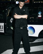 画像3: BlackEyePatch/CROCODILE LETTERS BELT（BLACK） (3)