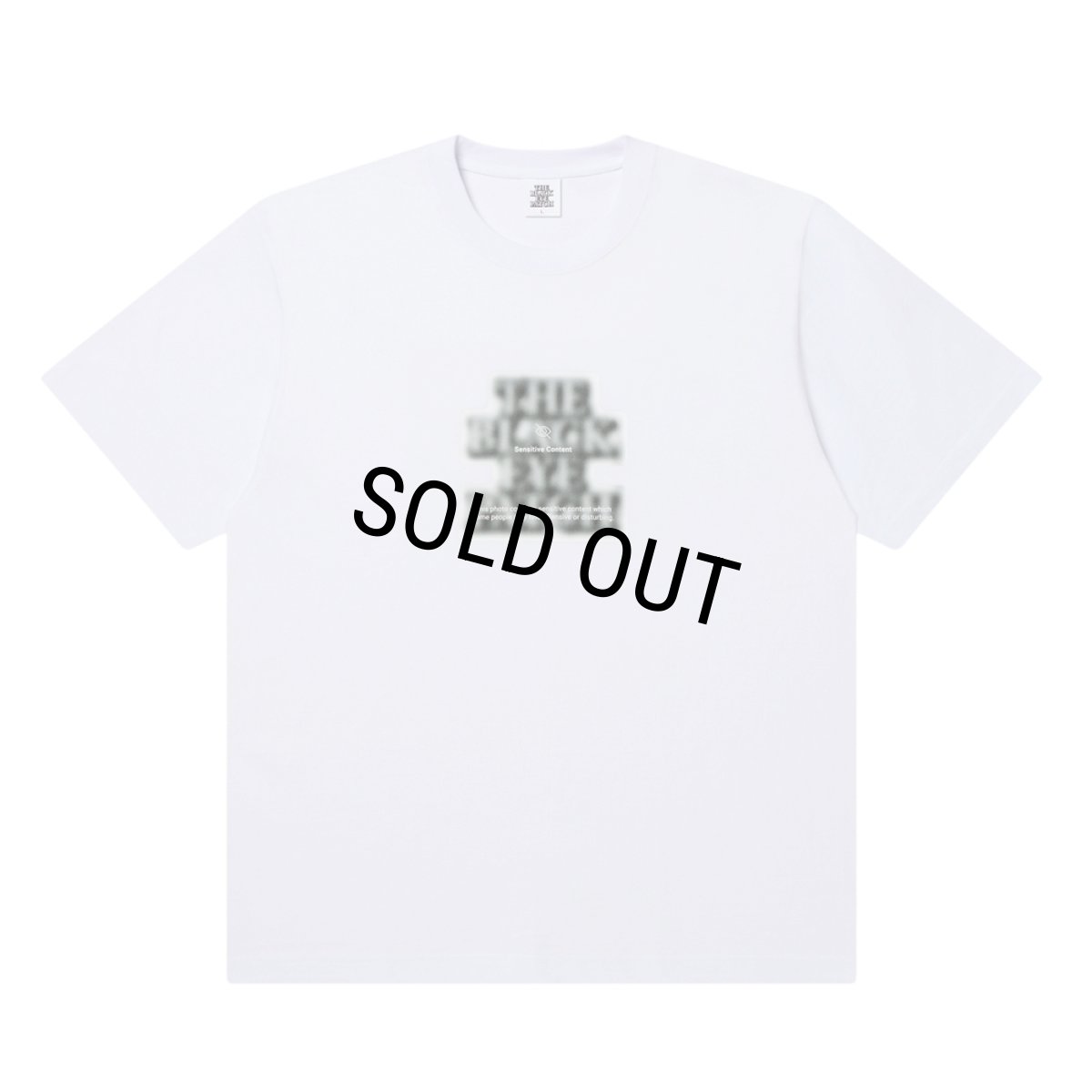 画像1: BlackEyePatch/SENSITIVE CONTENT OG LABEL TEE（WHITE） (1)