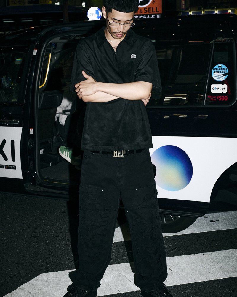 画像3: BlackEyePatch/CROCODILE LETTERS BELT（BLACK）