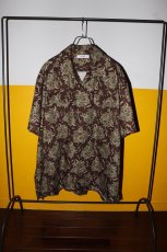 画像2: exodus brand/BUDS PAISLEY HAWAIIAN SHIRT（BROWN）［バッズペイズリーハワイアンシャツ-26春夏］ (2)