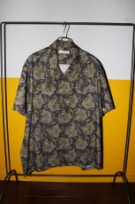 画像2: exodus brand/BUDS PAISLEY HAWAIIAN SHIRT（CHARCOAL）［バッズペイズリーハワイアンシャツ-26春夏］ (2)