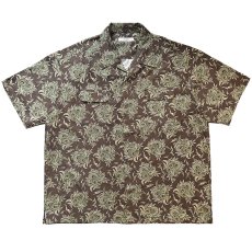 画像1: exodus brand/BUDS PAISLEY HAWAIIAN SHIRT（BROWN）［バッズペイズリーハワイアンシャツ-26春夏］ (1)