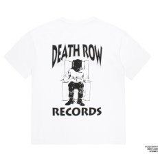 画像1: WACKO MARIA/DEATH ROW RECORDS / WASHED HEAVY WEIGHT T-SHIRT（WHITE）［刺繍+プリントT-26春夏］ (1)