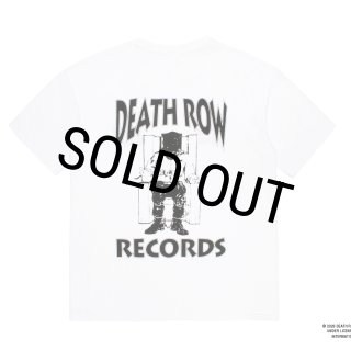 WACKO MARIA/DEATH ROW RECORDS / WASHED HEAVY WEIGHT T-SHIRT（WHITE