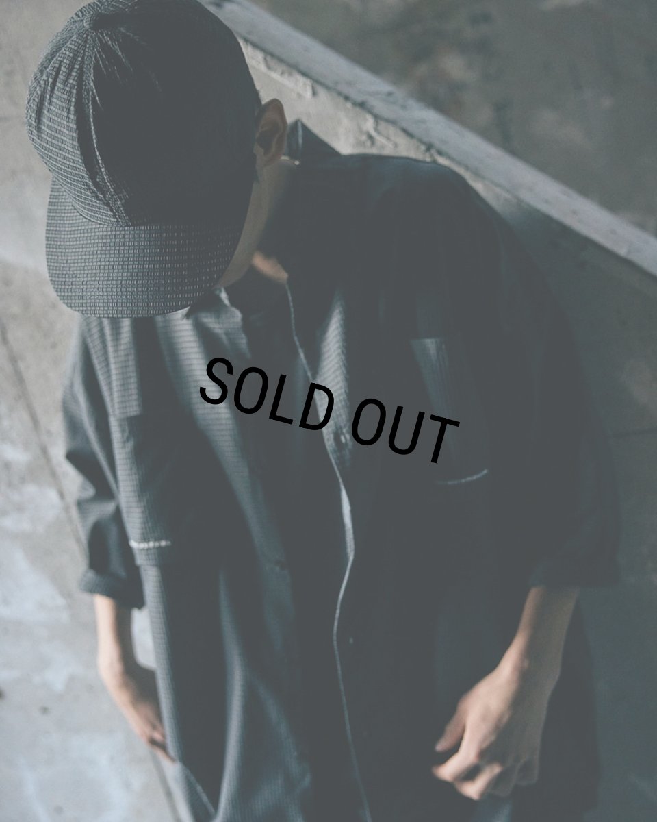 画像9: TIGHTBOOTH/SEERSUCKER 6 PANEL（Black）［シアサッカー6パネル-26夏］ (9)