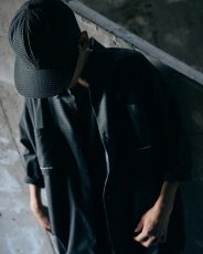 画像9: TIGHTBOOTH/SEERSUCKER 6 PANEL（Black）［シアサッカー6パネル-26夏］ (9)