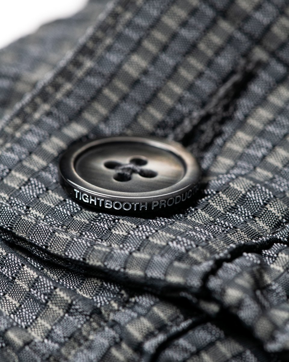 画像4: TIGHTBOOTH/SEERSUCKER BIG SHORTS（Gray）［シアサッカービッグショーツ-26夏］ (4)