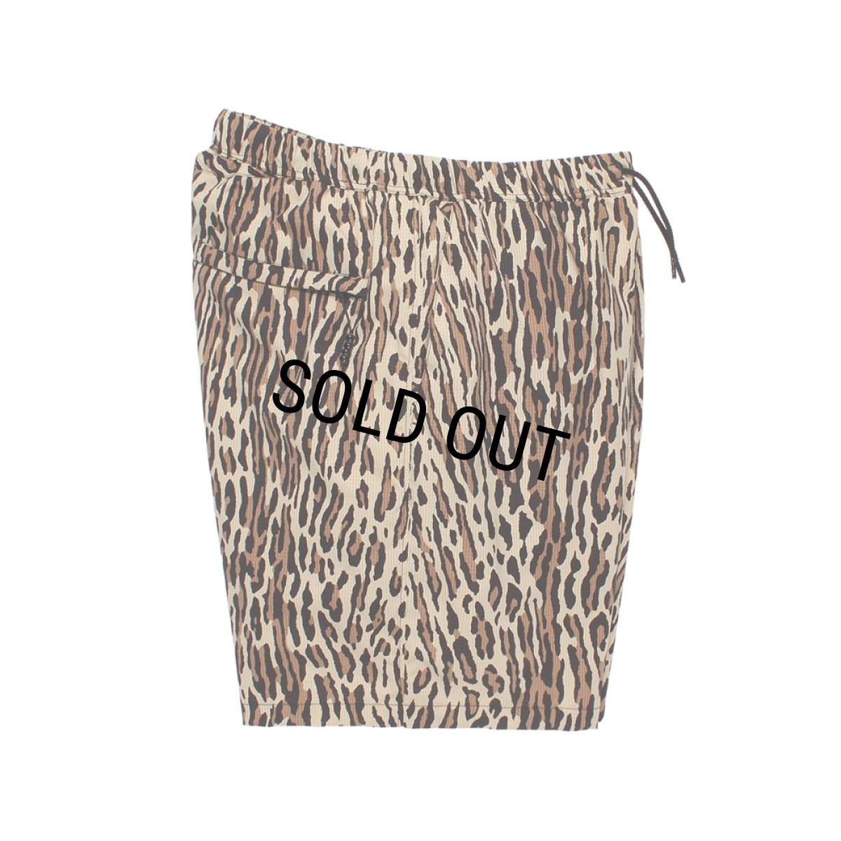 画像2: WACKO MARIA/NANGA / LEOPARD COMFY SHORTS（BEIGE）［レオパードコンフィーショーツ-26春夏］ (2)