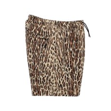 画像2: WACKO MARIA/NANGA / LEOPARD COMFY SHORTS（BEIGE）［レオパードコンフィーショーツ-26春夏］ (2)