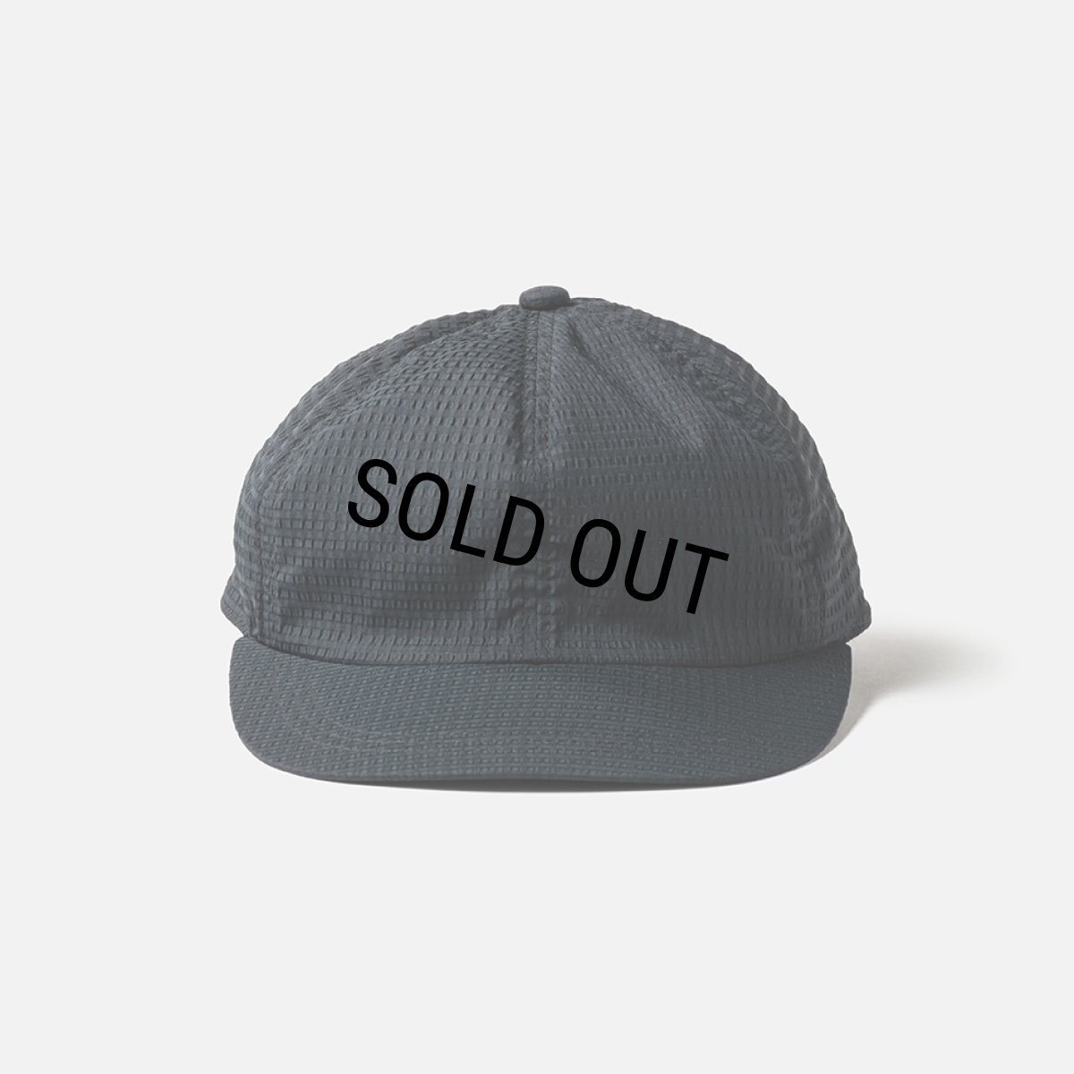 画像2: TIGHTBOOTH/SEERSUCKER 6 PANEL（Black）［シアサッカー6パネル-26夏］ (2)