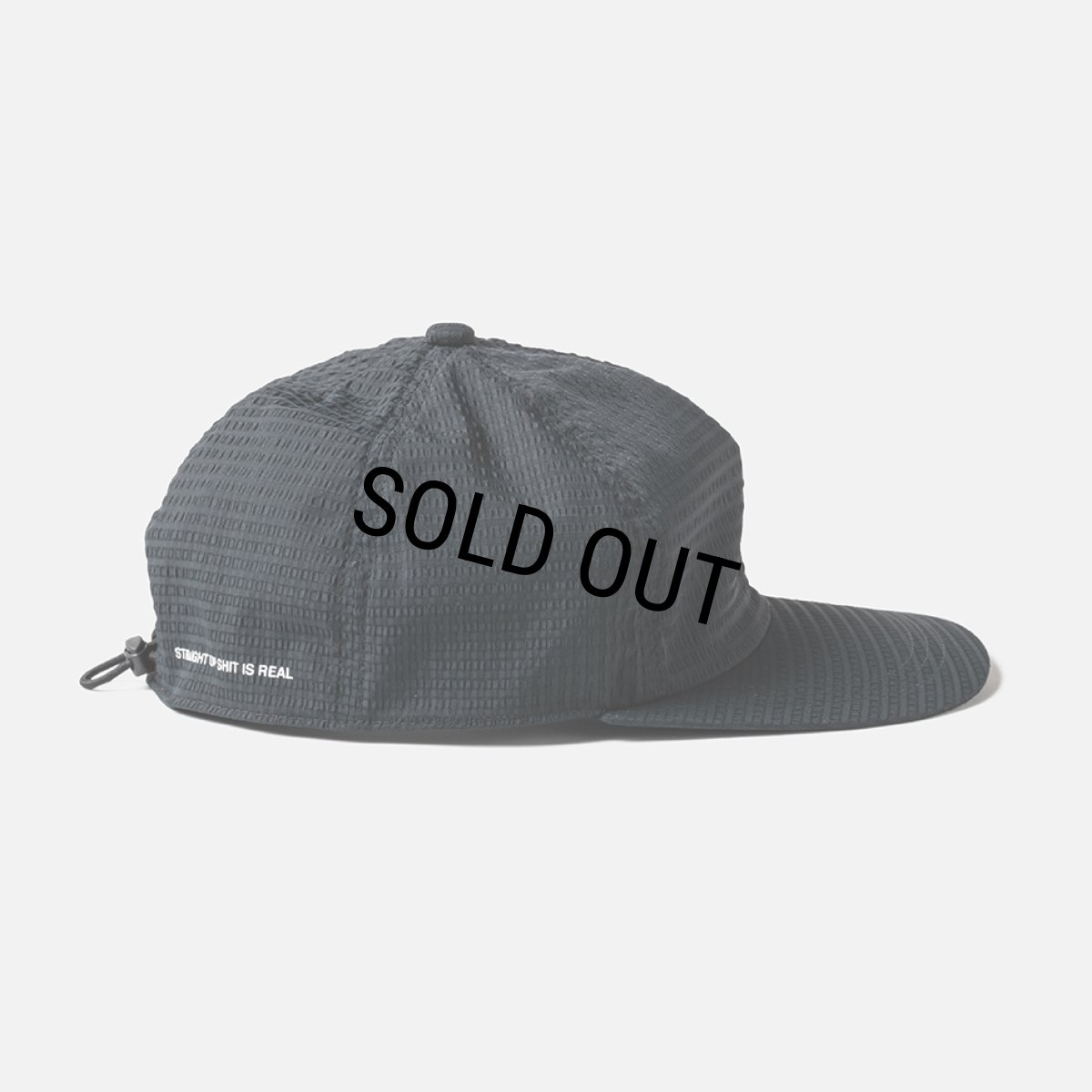 画像5: TIGHTBOOTH/SEERSUCKER 6 PANEL（Black）［シアサッカー6パネル-26夏］ (5)