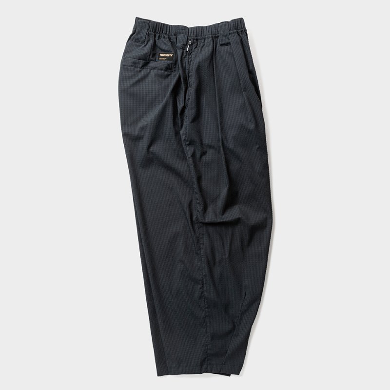 画像2: TIGHTBOOTH/SEERSUCKER BALLOON PANTS（Black）［シアサッカーバルーンパンツ-26夏］