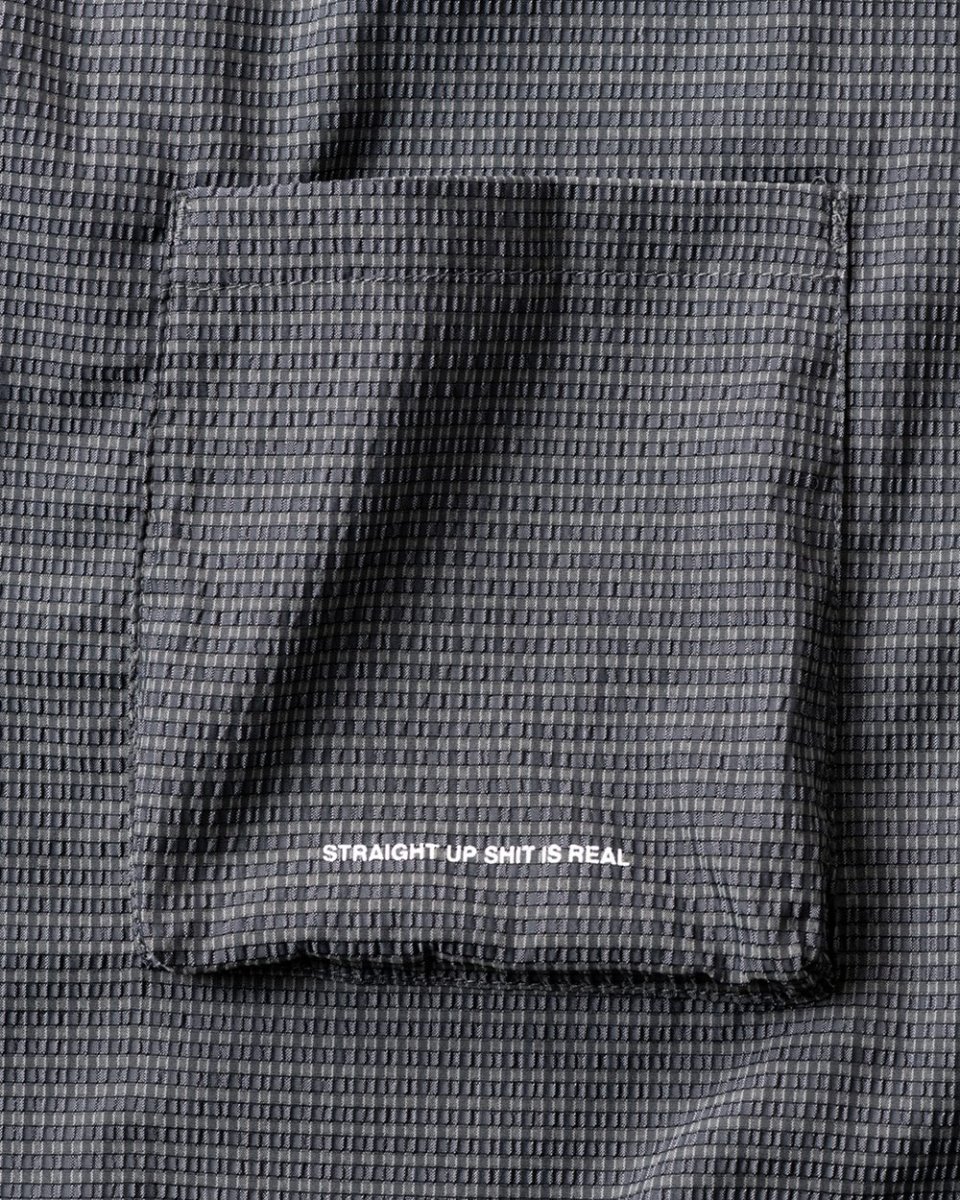 画像6: TIGHTBOOTH/SEERSUCKER ROLL UP SHIRT（Gray）［シアサッカーロールアップシャツ-26夏］ (6)