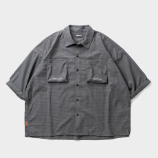 画像1: TIGHTBOOTH/SEERSUCKER ROLL UP SHIRT（Gray）［シアサッカーロールアップシャツ-26夏］ (1)