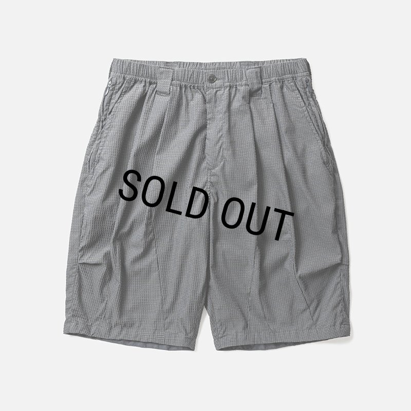 TIGHTBOOTH/SEERSUCKER BIG SHORTS（Gray）［シアサッカービッグ