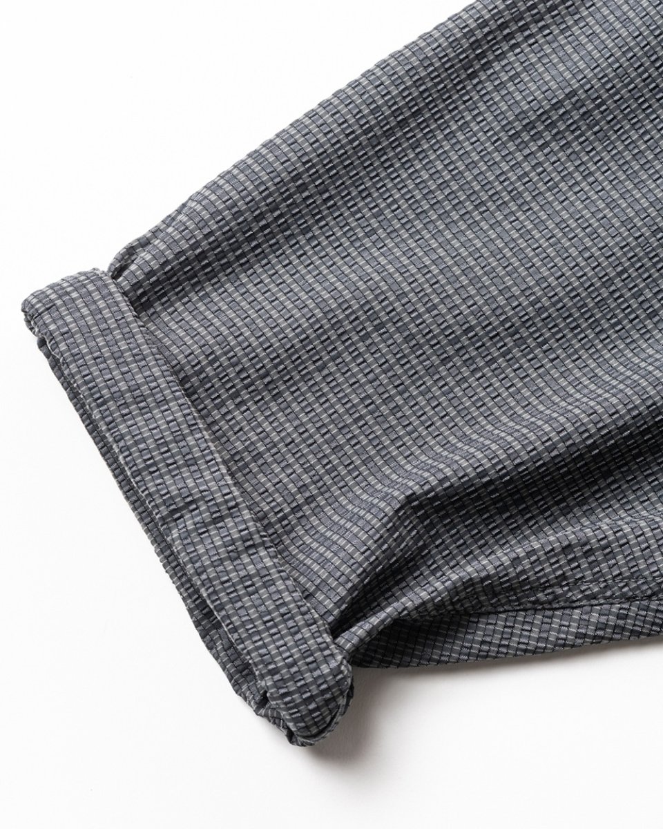 画像9: TIGHTBOOTH/SEERSUCKER ROLL UP SHIRT（Gray）［シアサッカーロールアップシャツ-26夏］ (9)