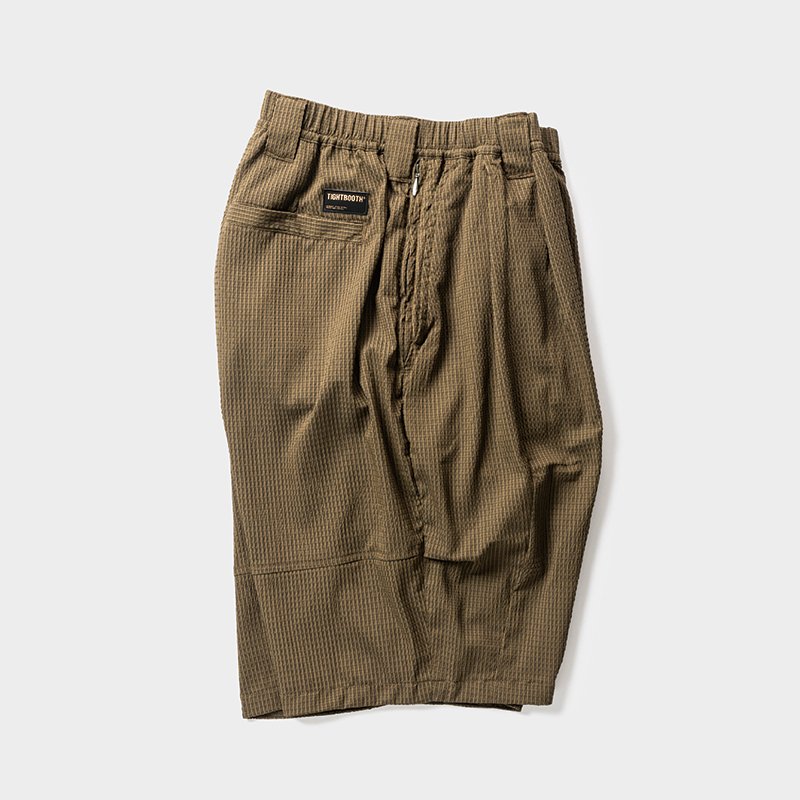 画像3: TIGHTBOOTH/SEERSUCKER BIG SHORTS（Olive）［シアサッカービッグショーツ-26夏］