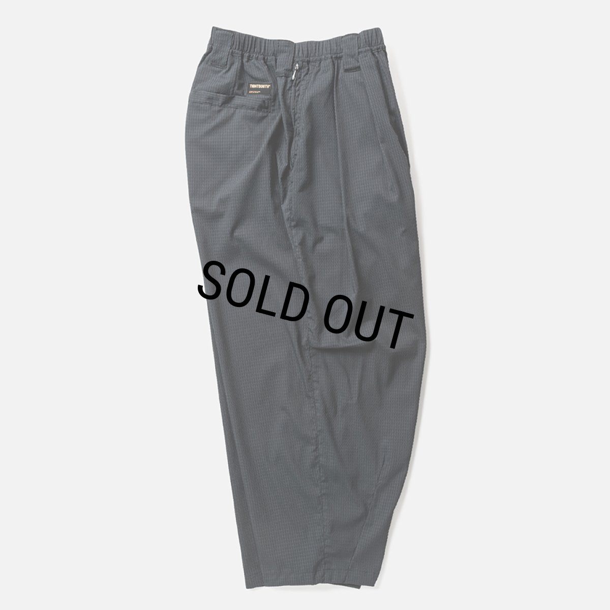 画像2: TIGHTBOOTH/SEERSUCKER BALLOON PANTS（Black）［シアサッカーバルーンパンツ-26夏］ (2)