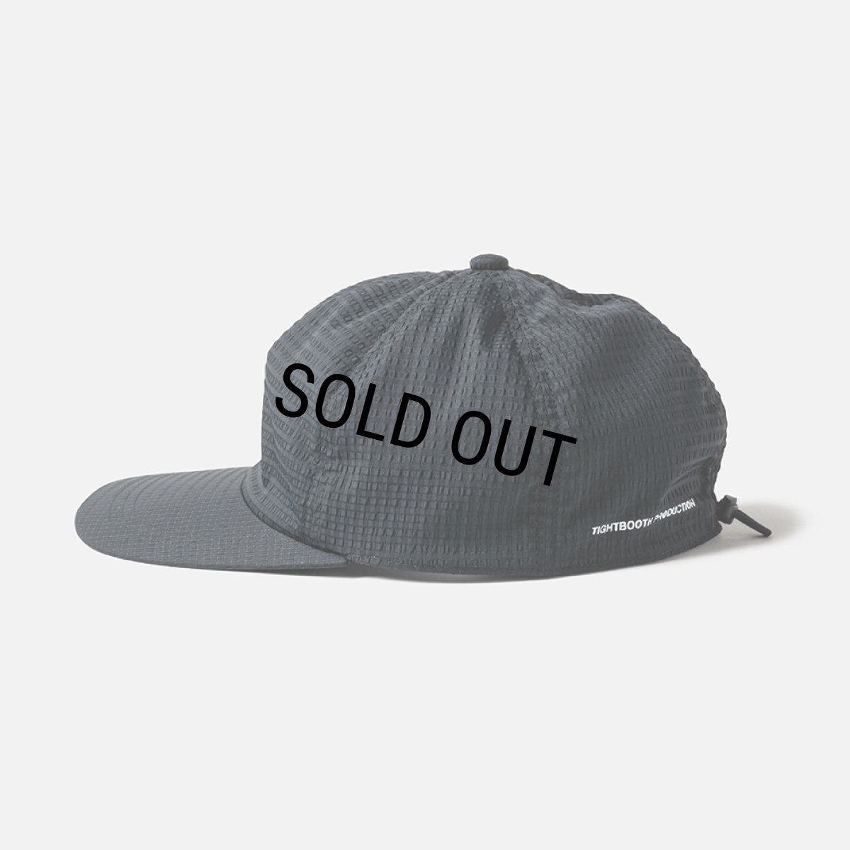 画像4: TIGHTBOOTH/SEERSUCKER 6 PANEL（Black）［シアサッカー6パネル-26夏］ (4)
