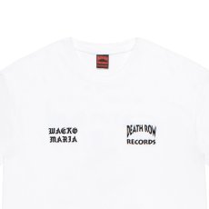 画像3: WACKO MARIA/DEATH ROW RECORDS / WASHED HEAVY WEIGHT T-SHIRT（WHITE）［刺繍+プリントT-26春夏］ (3)