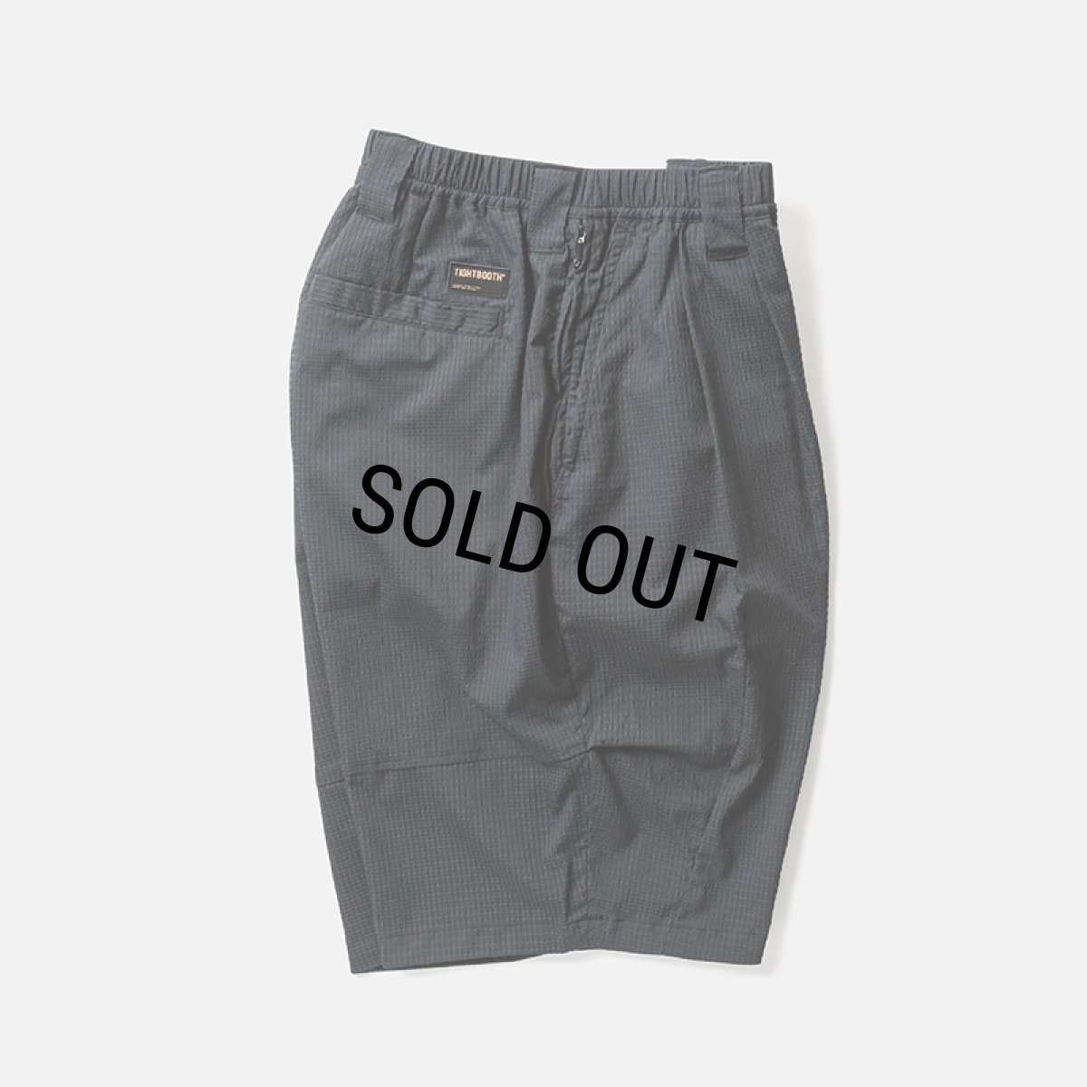 画像2: TIGHTBOOTH/SEERSUCKER BIG SHORTS（Black）［シアサッカービッグショーツ-26夏］ (2)