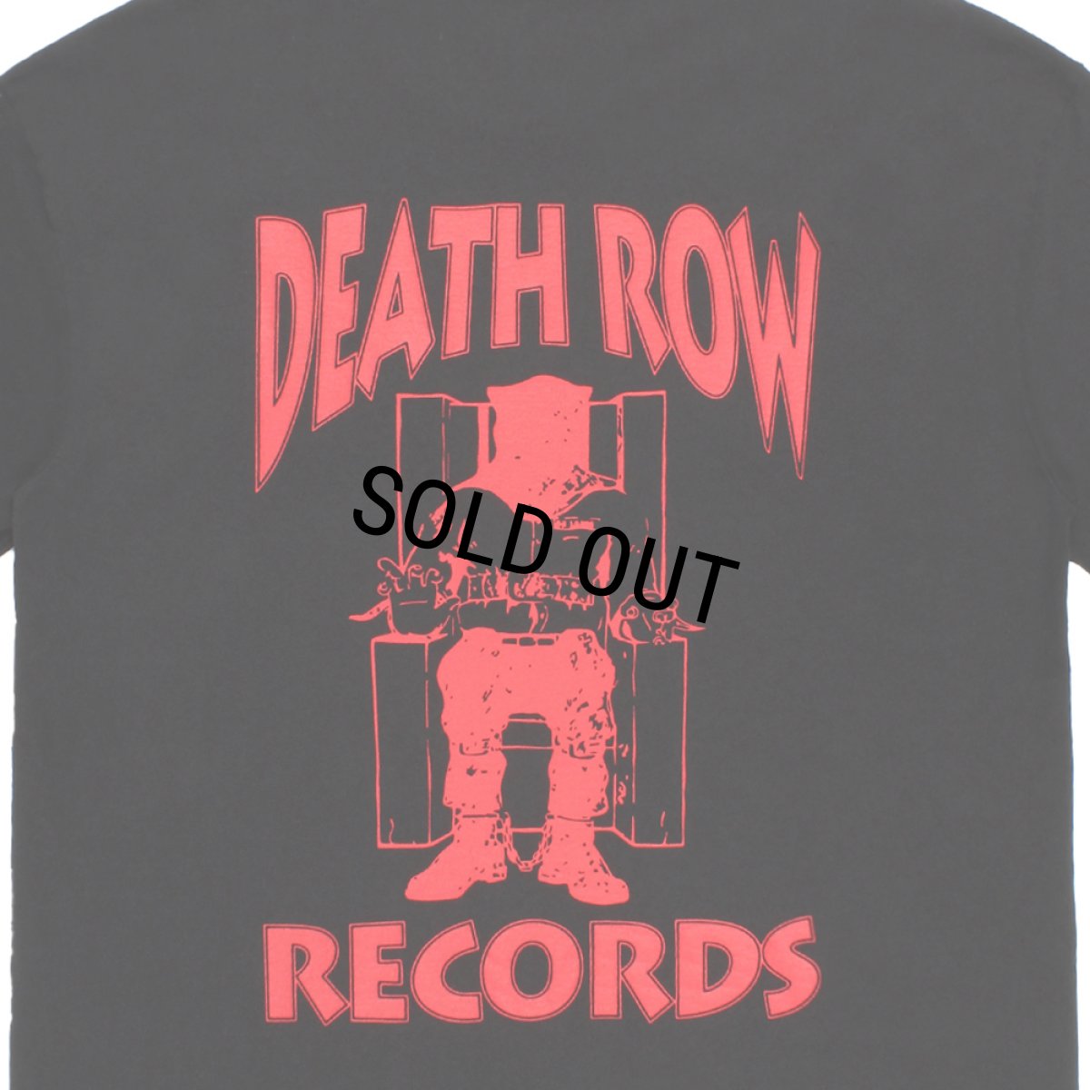 画像6: WACKO MARIA/DEATH ROW RECORDS / WASHED HEAVY WEIGHT T-SHIRT（BLACK）［刺繍+プリントT-26春夏］ (6)